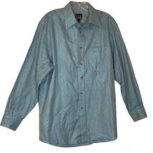 Jos A.Bank Traveler’s Collection Casual Button Down Long Sleeve Men’s Sz Medium